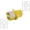 Ac Works Adapter NEMA L14-20P 20A 4-Prong Plug to NEMA 14-50R 50A 125/250V Connector RVL14201450 - alternate 6
